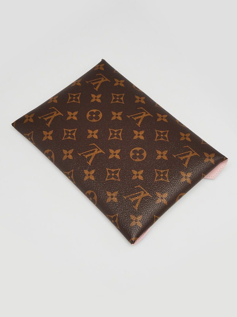 New Louis Vuitton Monogram Kirigami Medium Pochette Red Interior W/ Insert  Chain