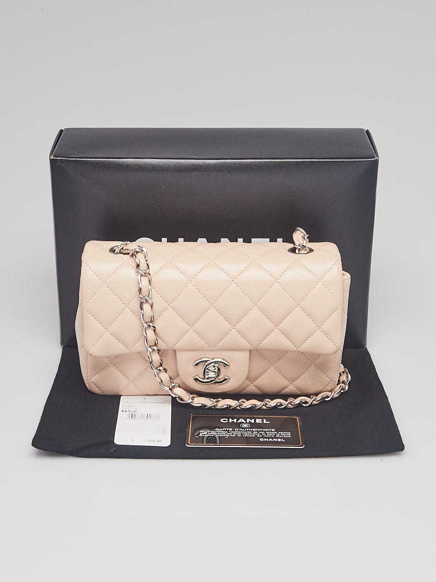 pink small chanel bag authentic