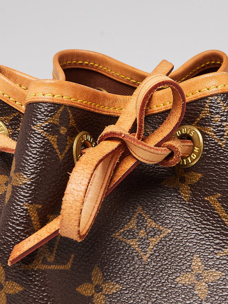 Louis Vuitton Noe Handbag Monogram Canvas Mini Brown 459111