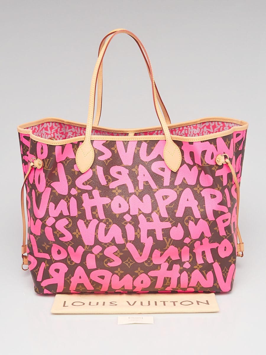 Louis Vuitton Limited Edition Fuchsia Graffiti Stephen Sprouse