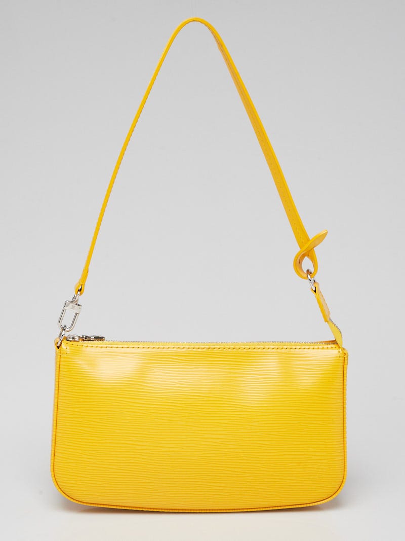 Louis Vuitton Citron Epi Leather Accessories Pochette NM Bag - Yoogi's  Closet