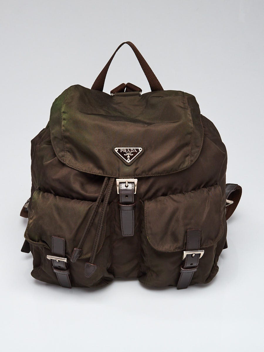 Prada Bruciato Vela Nylon Zainetto Backpack Bag B2811 - Yoogi's Closet