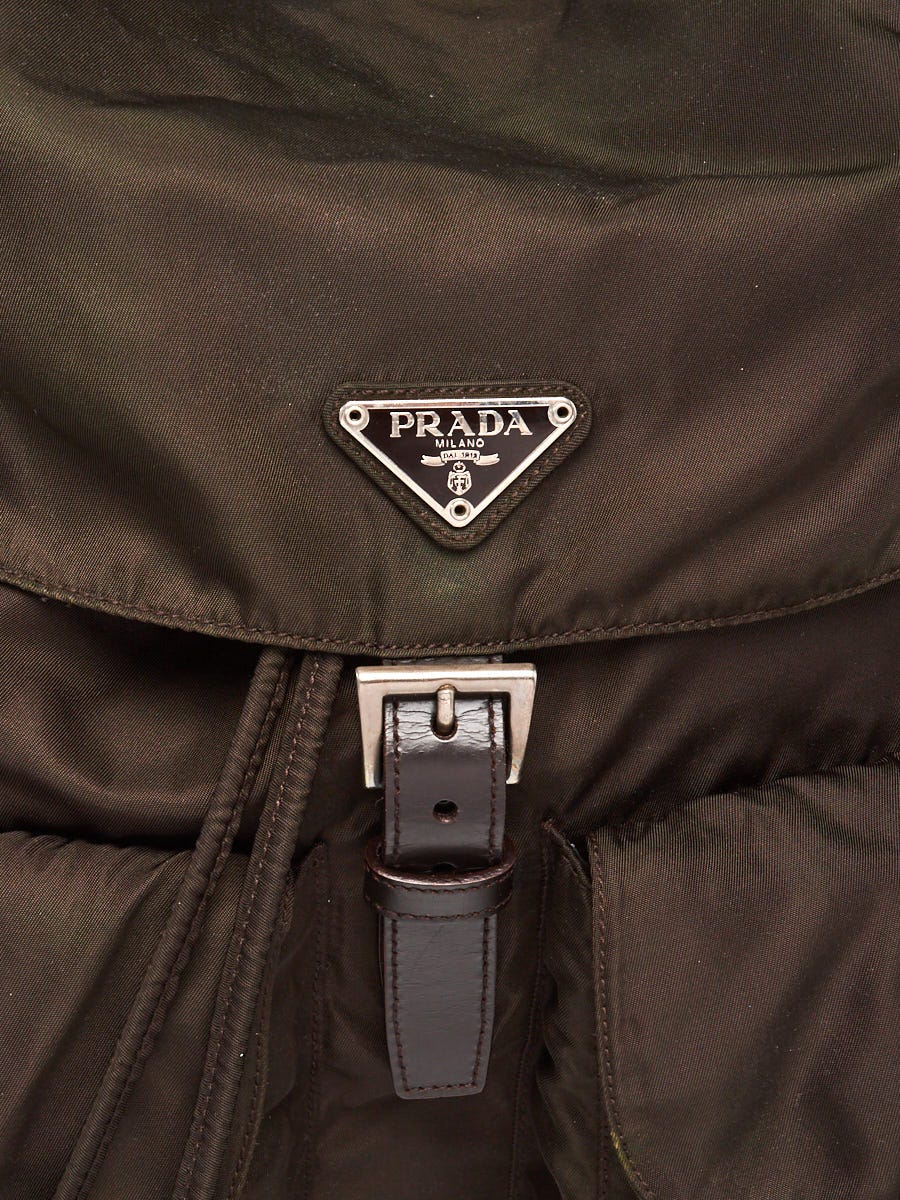 Prada Bruciato Vela Nylon Zainetto Backpack Bag B2811 Prada Bruciato Vela Nylon Zainetto Backpack Bag B2811