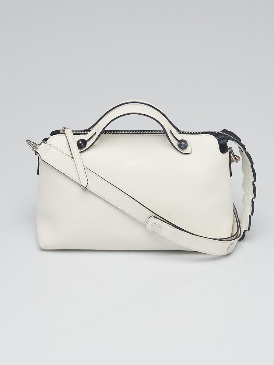 FENDI: By The Way bag in leather - White  Fendi mini bag 8BS067ABVL online  at