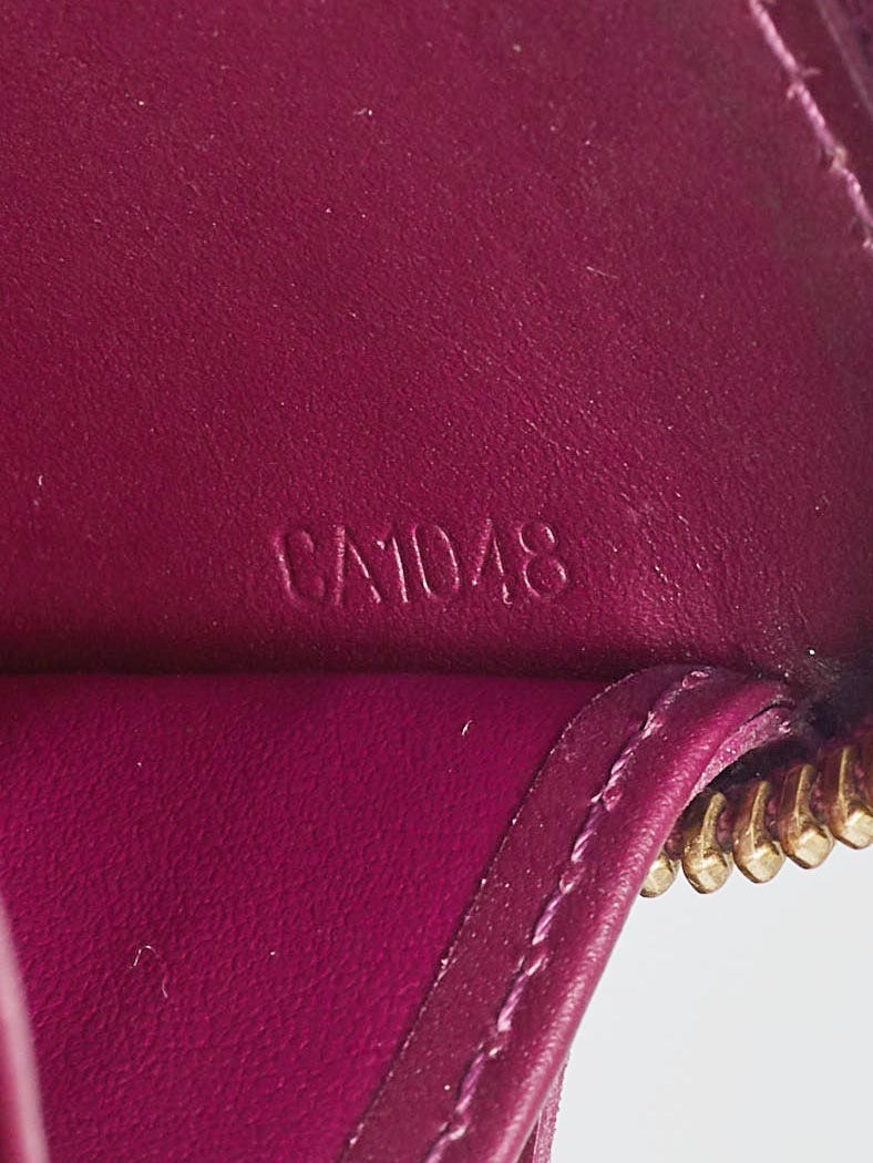 Louis Vuitton Violet Monogram Vernis Zippy Wallet - Yoogi's Closet