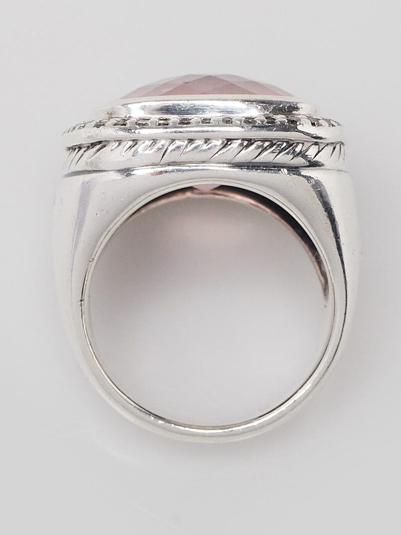 David yurman rose quartz on sale ring