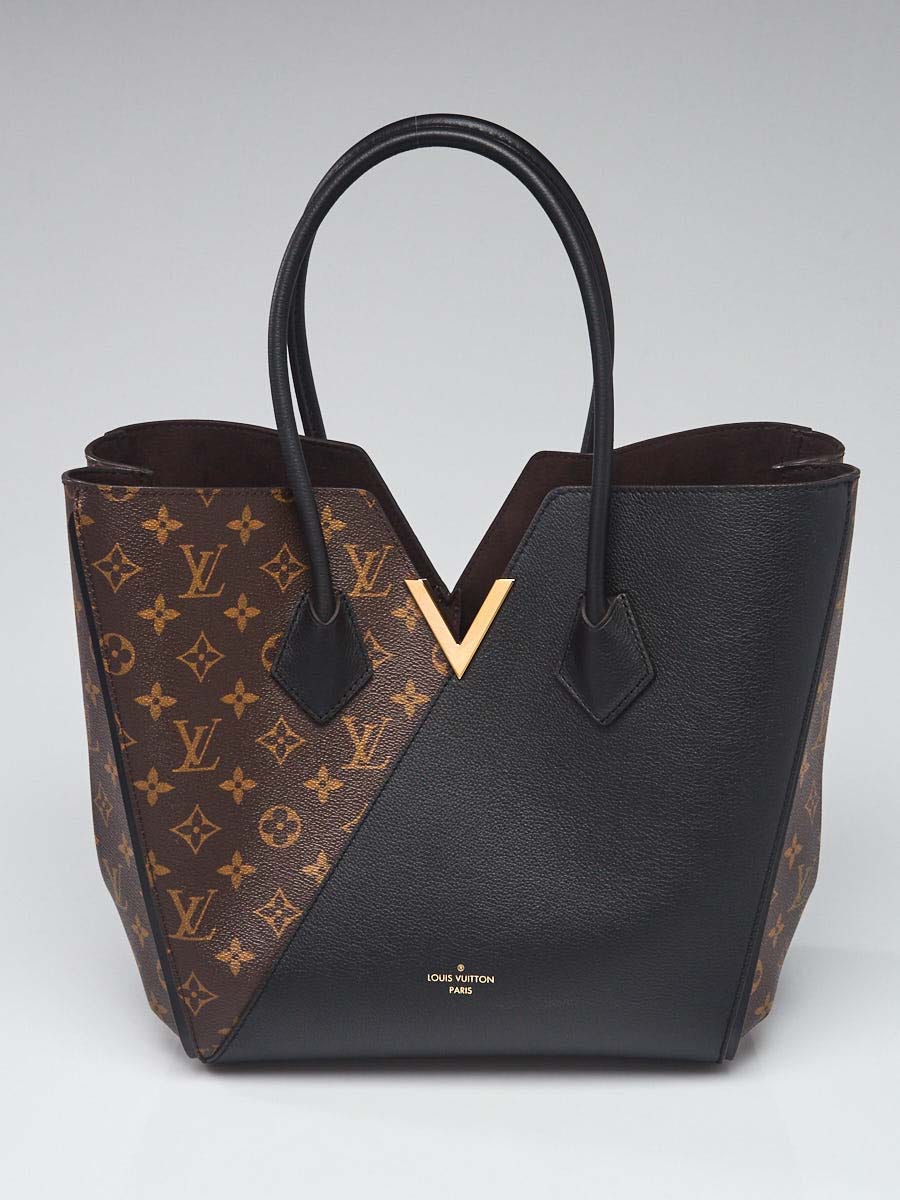 Louis Vuitton Monogram Canvas and Black Leather Kimono MM Tote Bag -  Yoogi's Closet