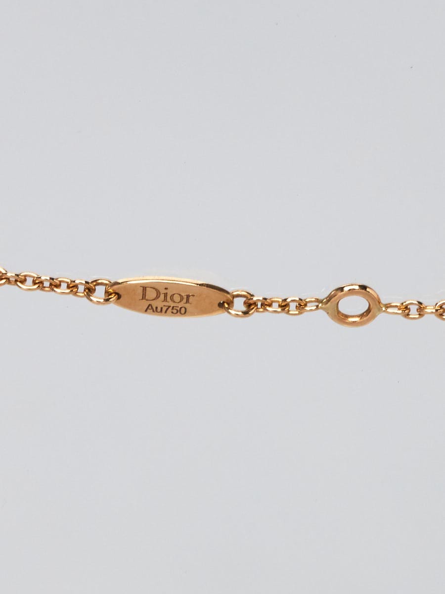 Christian Dior 18K Diamond Rose Des Vents XS Pendant Necklace - 18K Rose  Gold Pendant Necklace, Necklaces - CHR341991