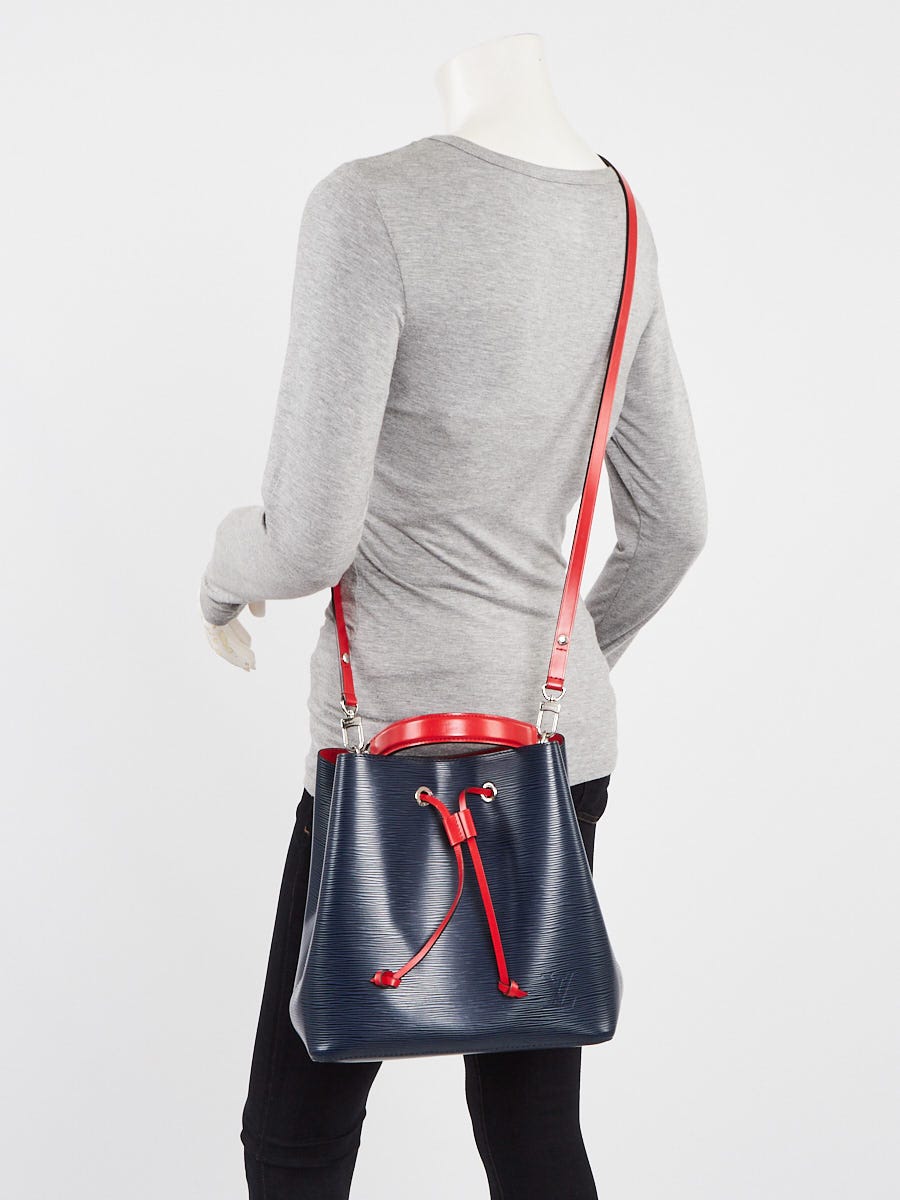 Louis Vuitton Indigo/Red EPI Leather NeoNoe mm Bag
