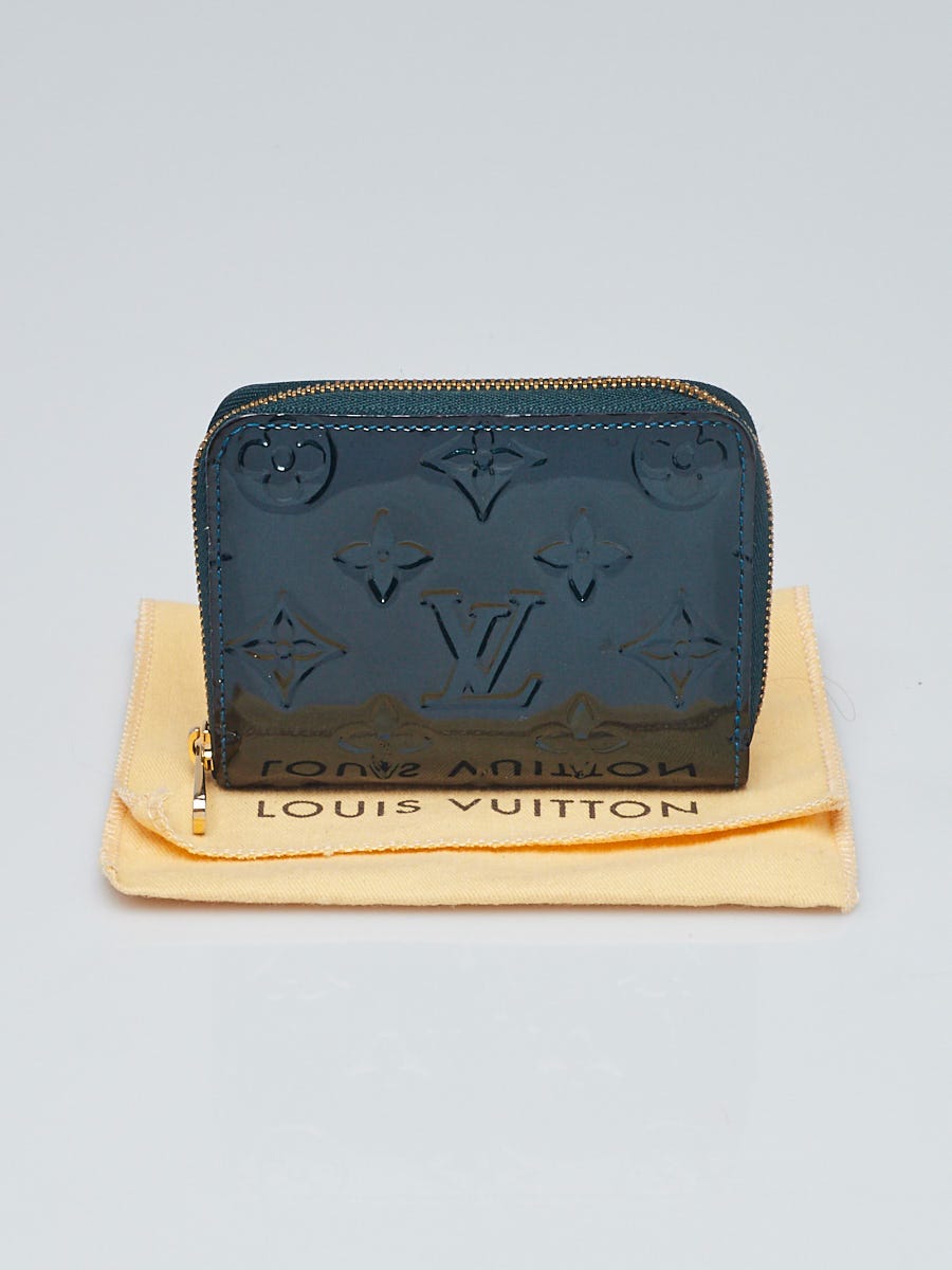 入手困難♪【LOUIS VUITTON】Zippy Wallet 財布 Coin Purse Blue Louis Vuitton Blue Nuit Monogram Vernis Zippy Coin Purse