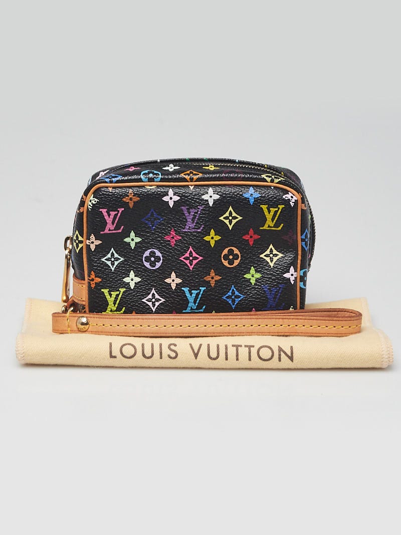 Louis Vuitton Black Monogram Multicolore Wapity Case - Yoogi's Closet