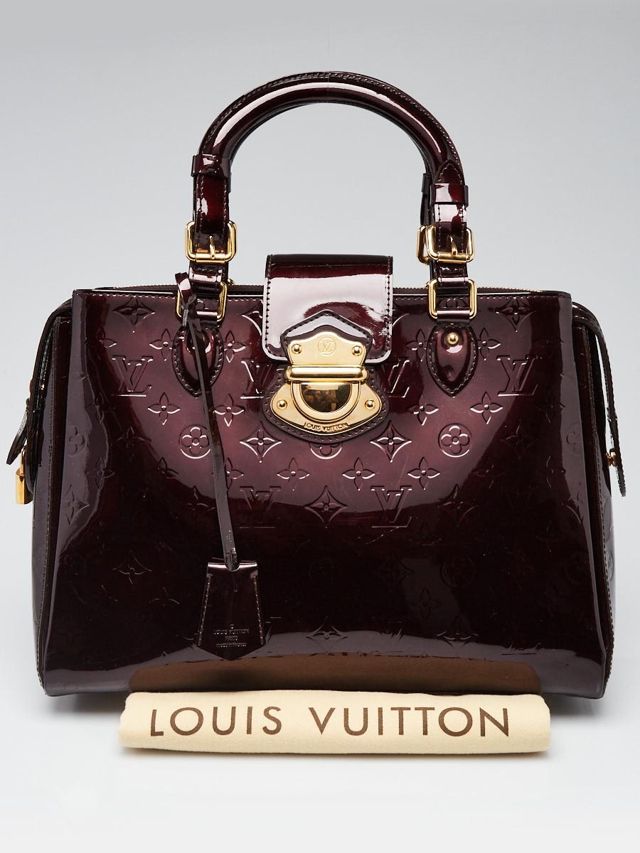 Louis Vuitton Lilac Monogram Vernis Brea MM Bag - Yoogi's Closet