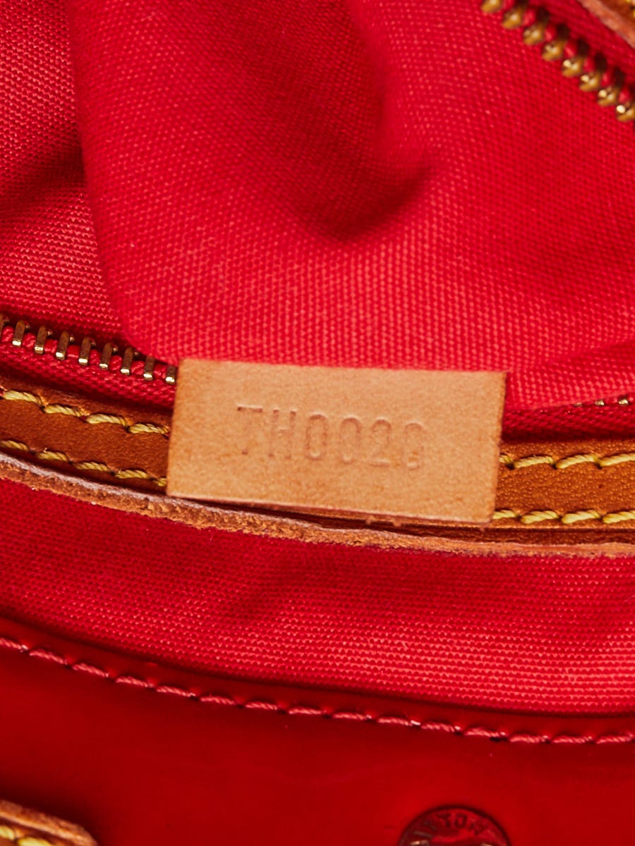 Louis Vuitton Red Monogram Vernis Reade MM Bag - Yoogi's Closet