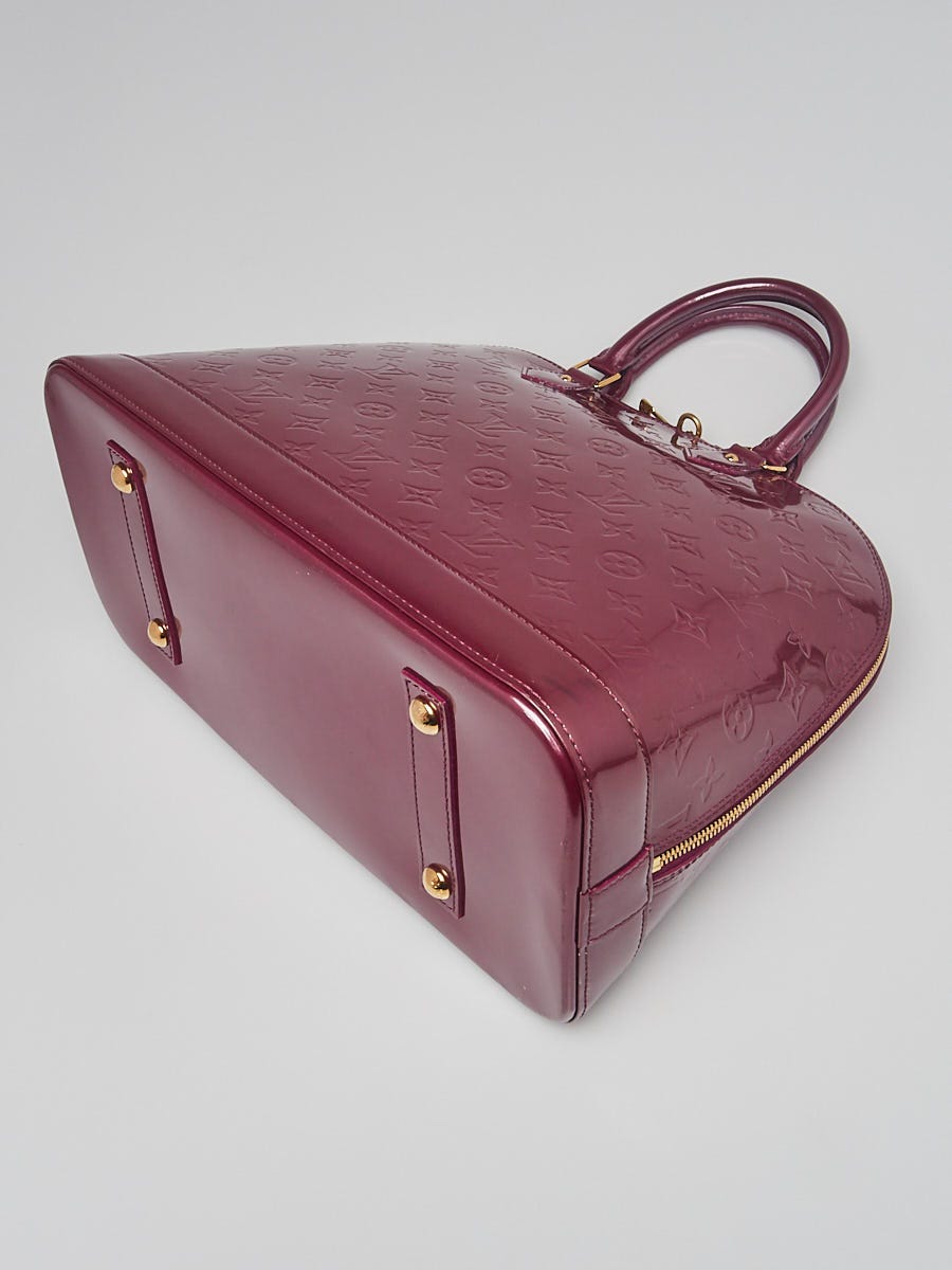 Louis Vuitton Monogram Vernis Alma GM - Purple Handle Bags