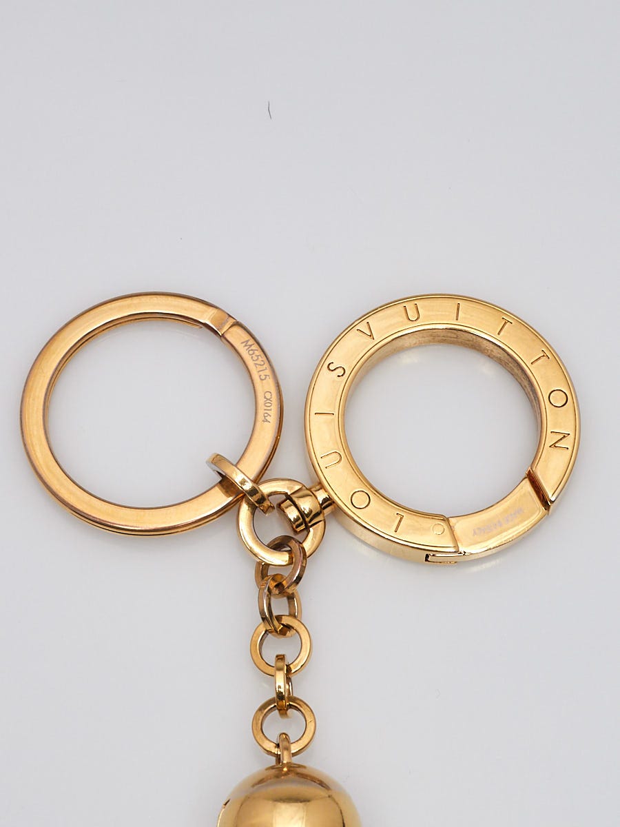 Louis Vuitton Goldtone Metal Swing Key Holder and Bag Charm