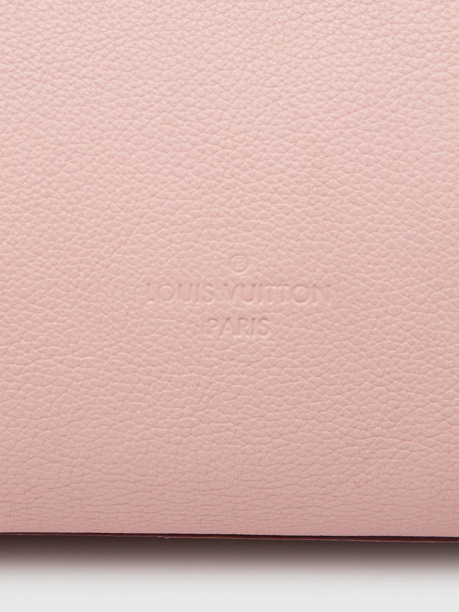 LOUIS VUITTON Lockmeto Calfskin Leather Tote Bag Rose Pink