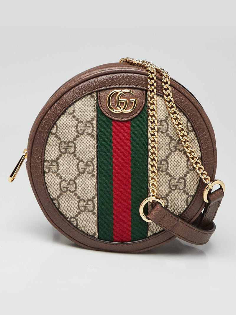 Gucci Beige/Ebony GG Canvas Waist Belt Bag - Yoogi's Closet