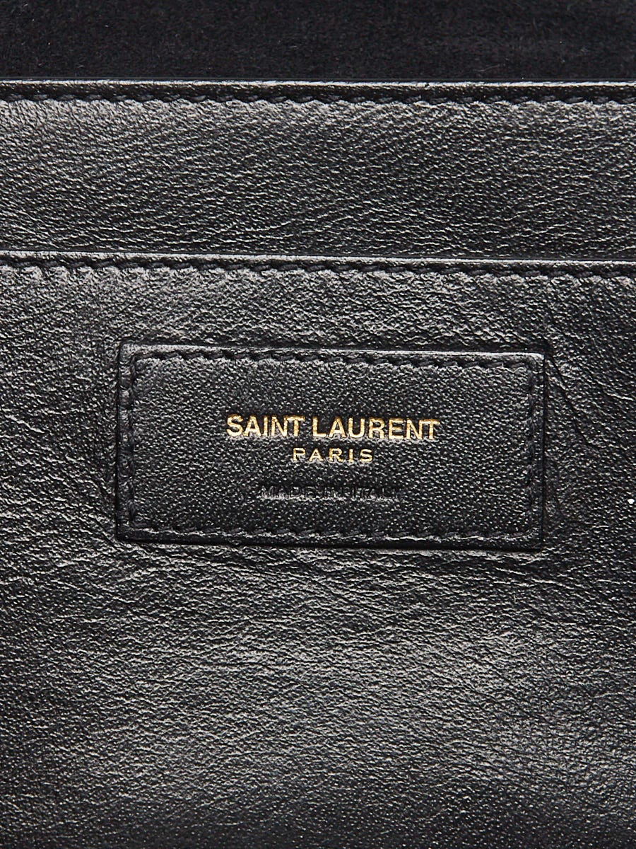 Saint Laurent | Men Logo Leather Wallet Black Unique