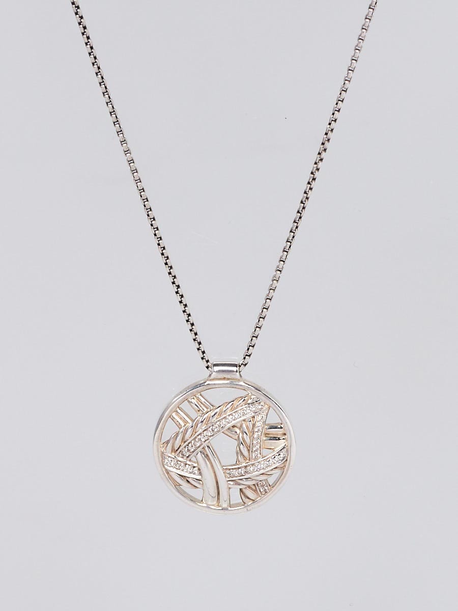 Louis Vuitton Sterling Silver Lockit Necklace - Yoogi's Closet