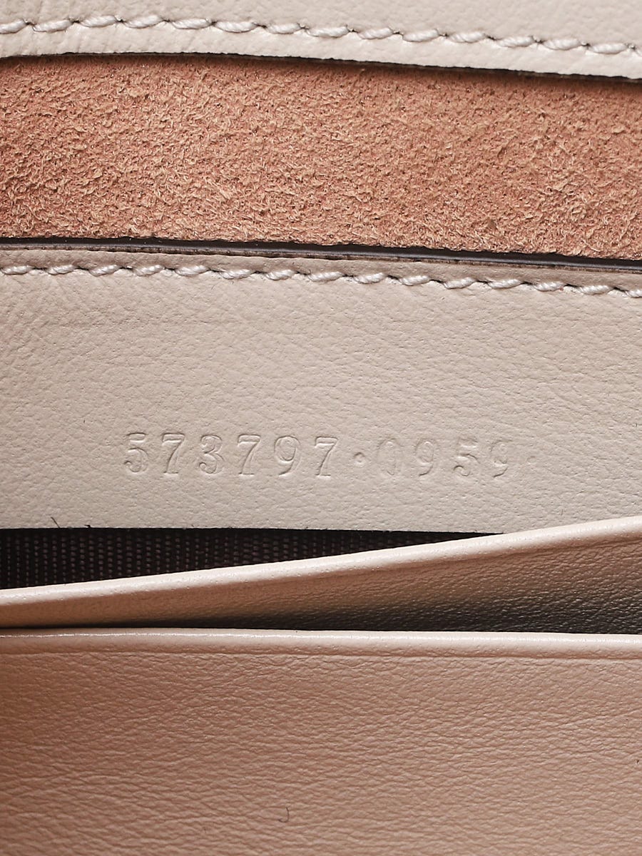 Gucci White Leather Rajah Mini Crossbody Bag | Yoogi's Closet