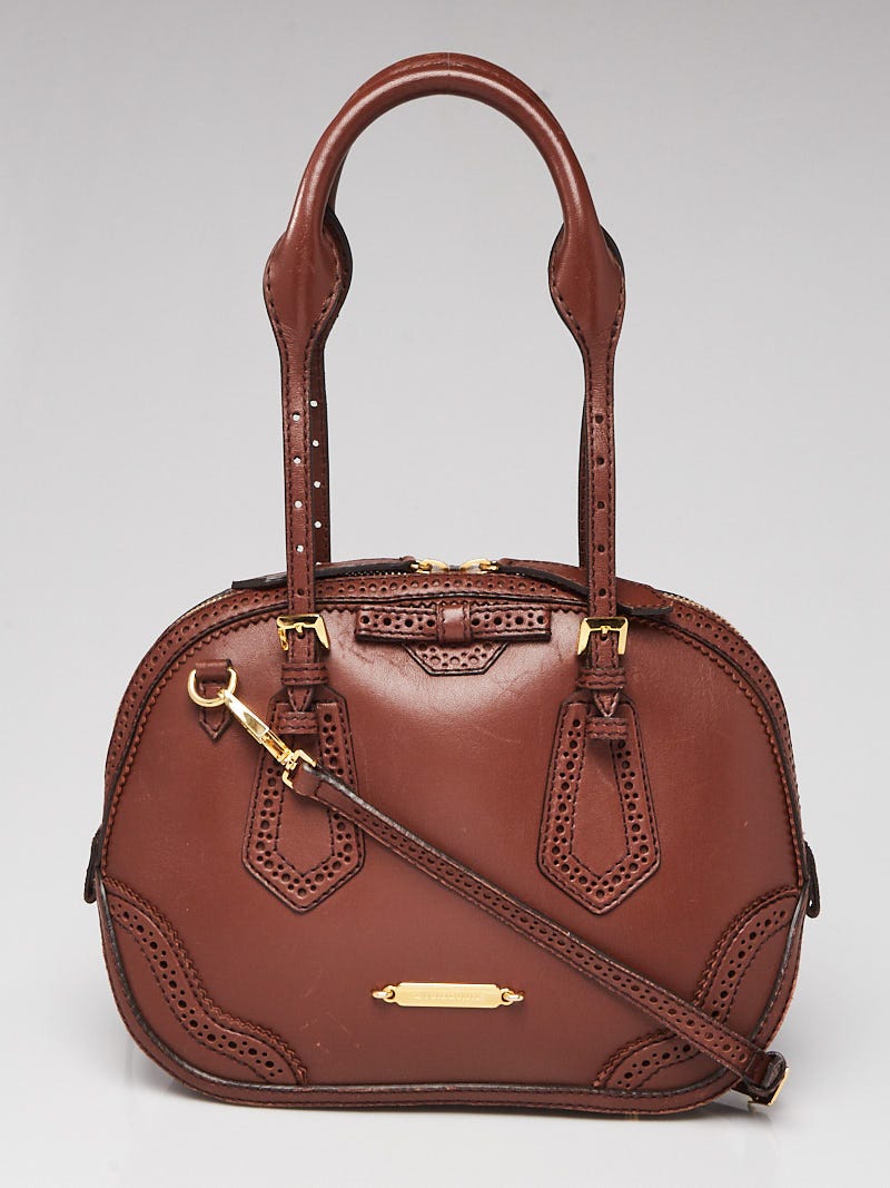 Burberry Burberry Bag Lady's Handbag Shoulder 2way Monogram Brown Auction