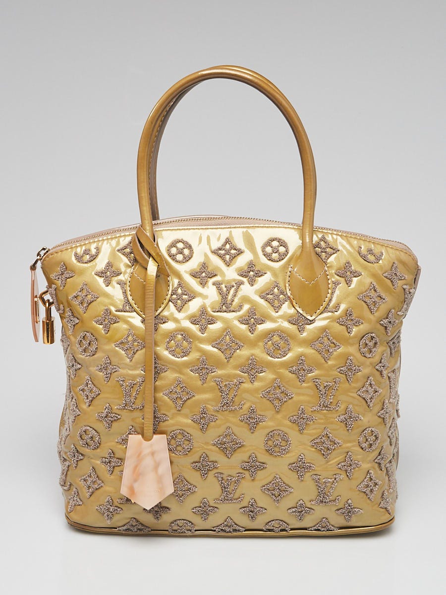 Louis Vuitton Limited Edition Gris Monogram Fascination Lockit Bag -  Yoogi's Closet