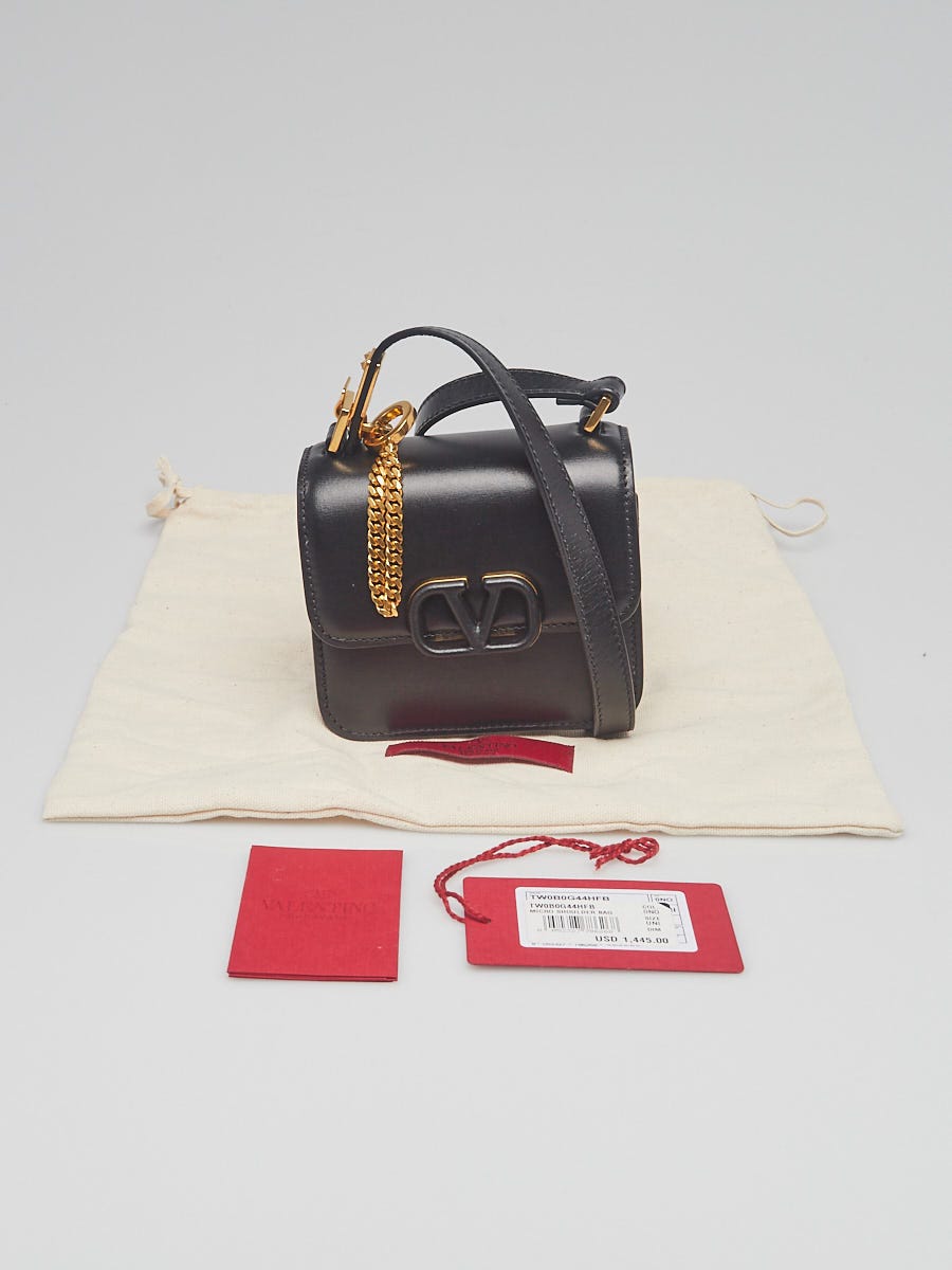 VALENTINO GARAVANI Smooth Calfskin Micro VSling Shoulder Bag Rose Quartz  1200147