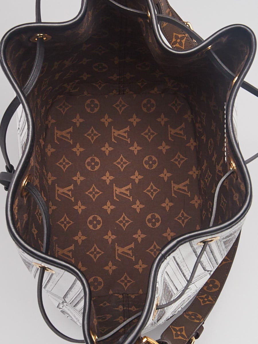 Louis Vuitton x Fornasetti Calfskin Architettura Noe MM Shoulder