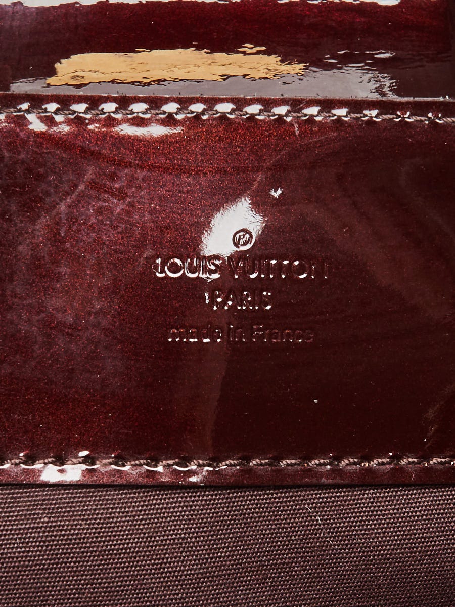 Louis Vuitton Flap Pasadena Monogram Vernis Amarante in Patent