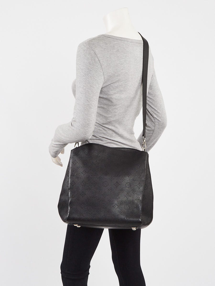 Louis Vuitton Black Monogram Mahina Leather Babylone PM Bag - Yoogi's Closet