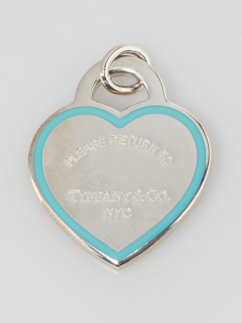 Tiffany & Co. Sterling Silver and Blue Enamel Return To Tiffany