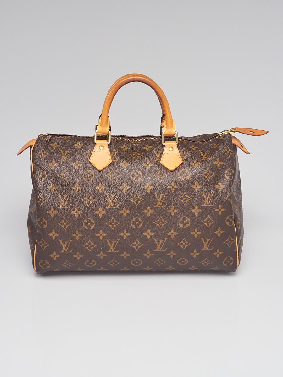 Louis Vuitton Monogram Canvas Speedy 35 Bag - Yoogi's Closet