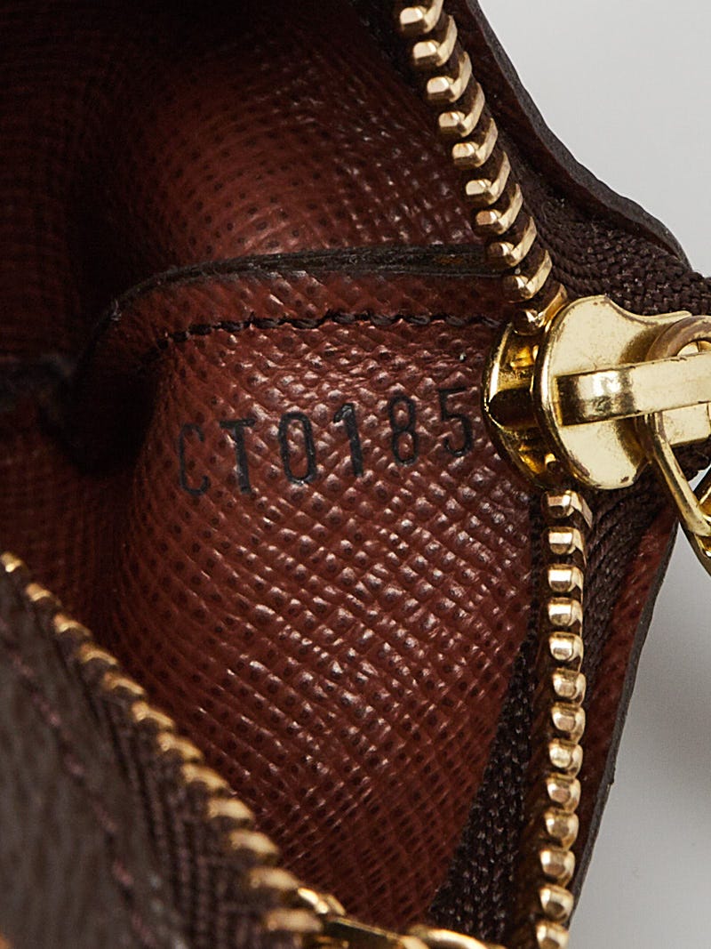 Louis Vuitton, Bags, Louis Vuitton Pochette Cles Key Pouch Monogram Canvas  Brown