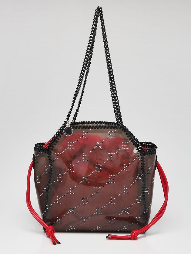 Stella McCartney Red Faux Leather/Plastic Falabella Tote Bag