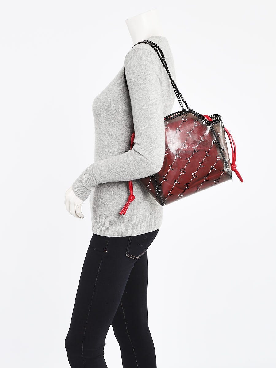 Stella McCartney Red Faux Leather/Plastic Falabella Tote Bag