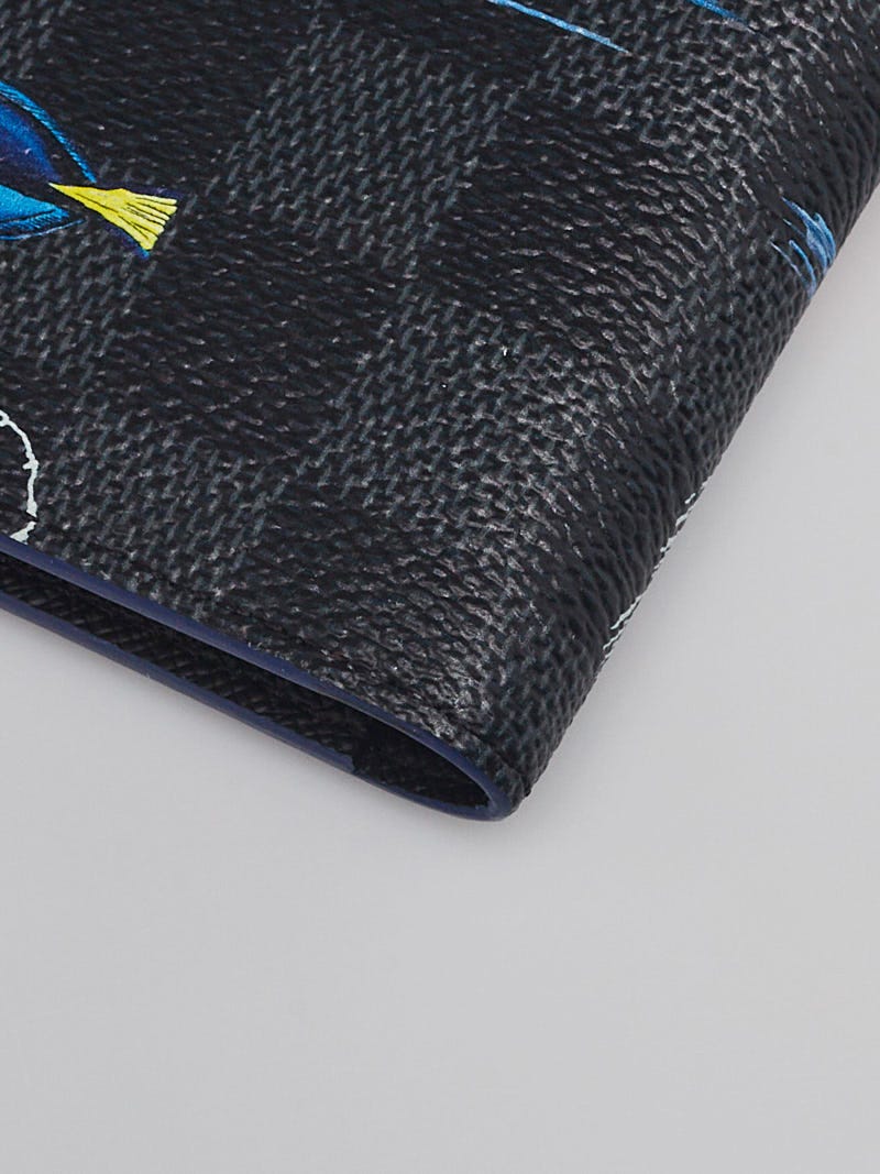 Louis Vuitton Damier Graphite Passport Cover, Grey, One Size