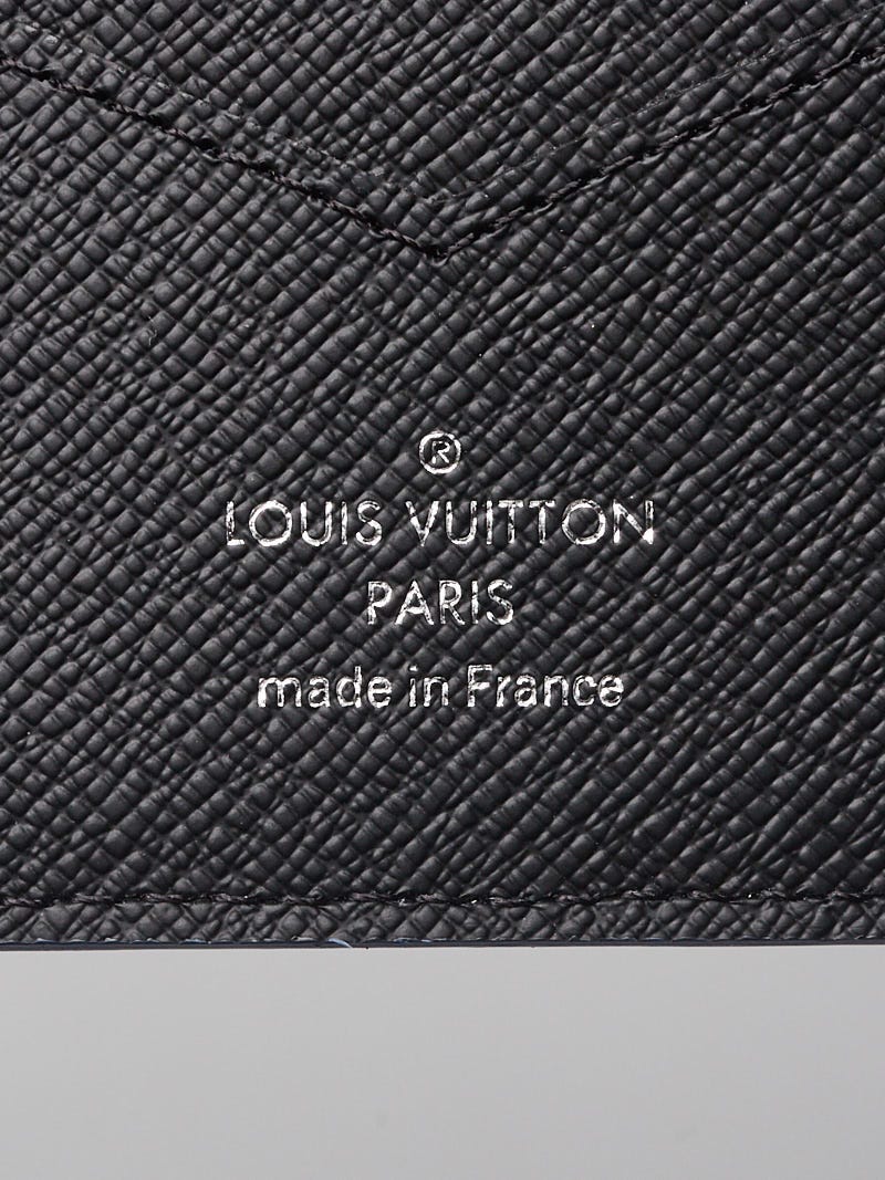 Louis Vuitton Slender Wallet Damier Graphite Map Black Lining
