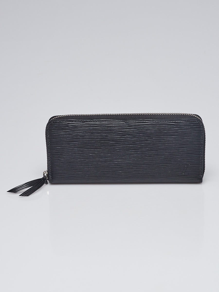 Louis Vuitton Black Epi Leather Clemence Wallet - Yoogi's Closet