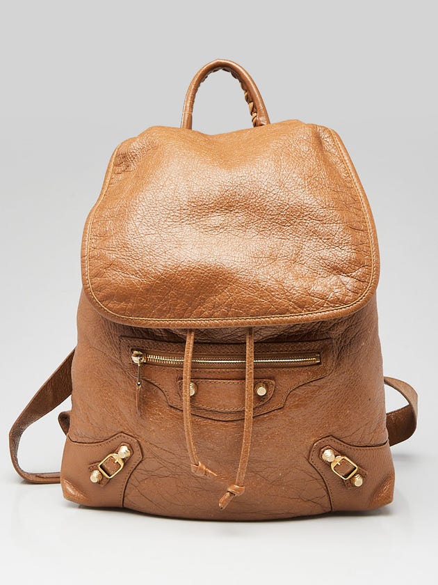 balenciaga traveller leather backpack Giant Traveler Small 201765 Balenciaga Leather Leather backpack -