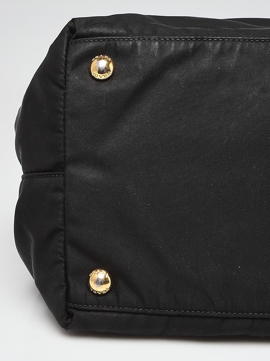 Prada Black Tessuto Nylon Vela Tote Bag 