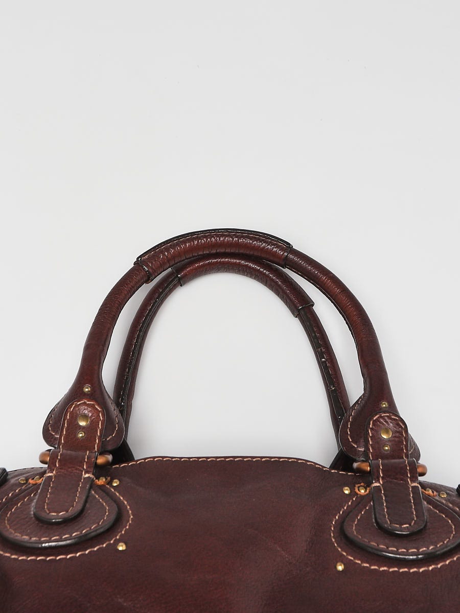 Chloe Chocolate Brown Leather Paddington Medium Satchel Bag Chloe Chocolate Brown Leather Paddington Medium Satchel Bag