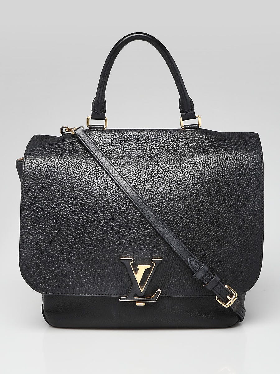 LOUIS VUITTON Black Taurillon Leather Volta Bag/ Hand bag, Excellent  condition For Sale at 1stDibs
