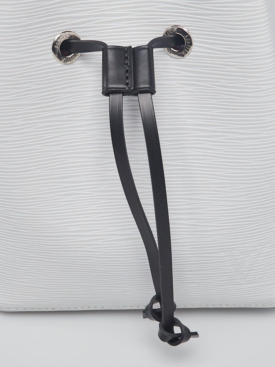 Louis Vuitton White/Black/Scarlet Epi Leather NeoNoe BB Bag - Yoogi's Closet