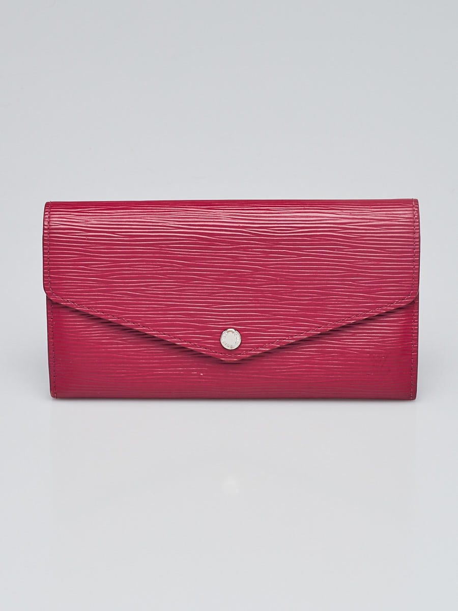 Louis Vuitton Fuchsia Epi Leather Sarah NM3 Wallet | Yoogi's Closet