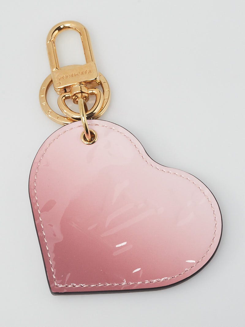 Louis Vuitton Pink Degrade Monogram Vernis Heart Key Holder and