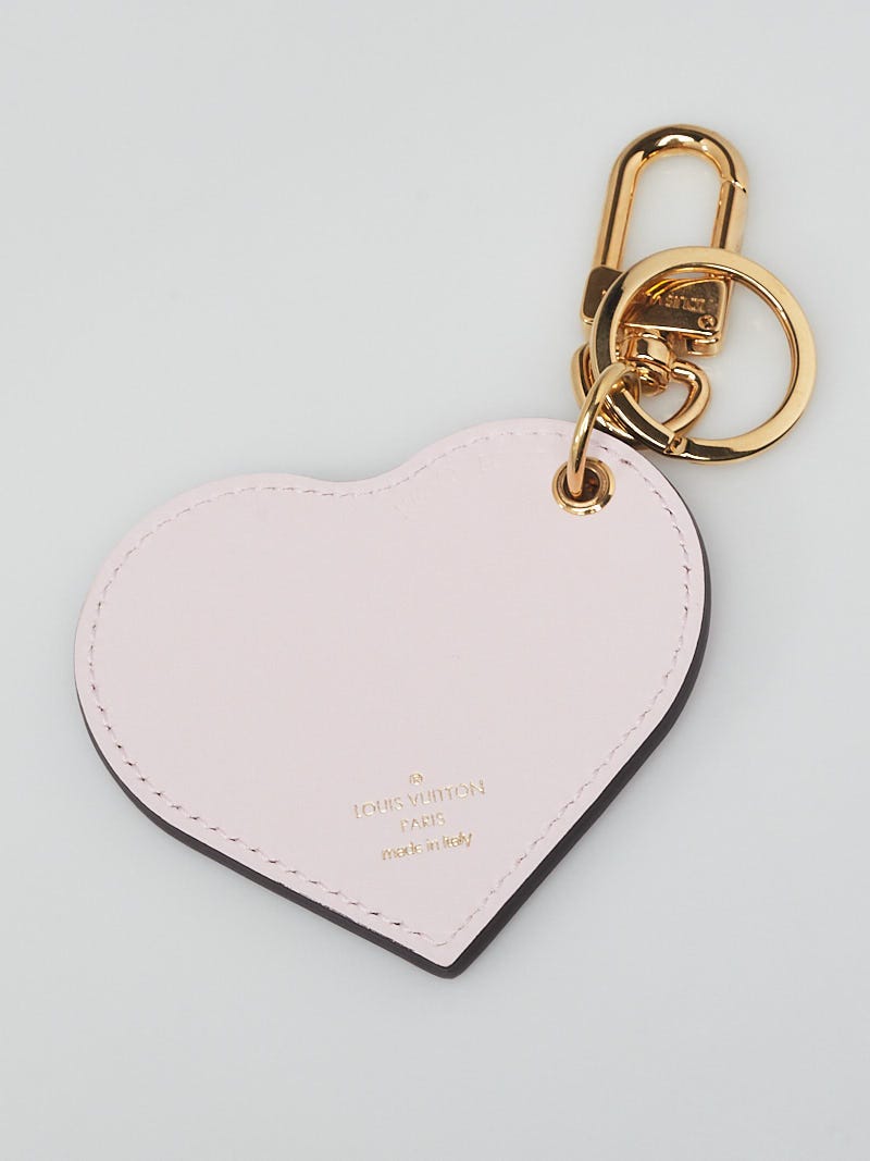 Louis Vuitton Pink Degrade Monogram Vernis Heart Key Holder and
