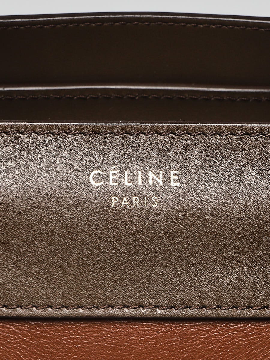 Celine Tri-Color Calfskin Leather Mini Luggage Tote Bag | Yoogi's