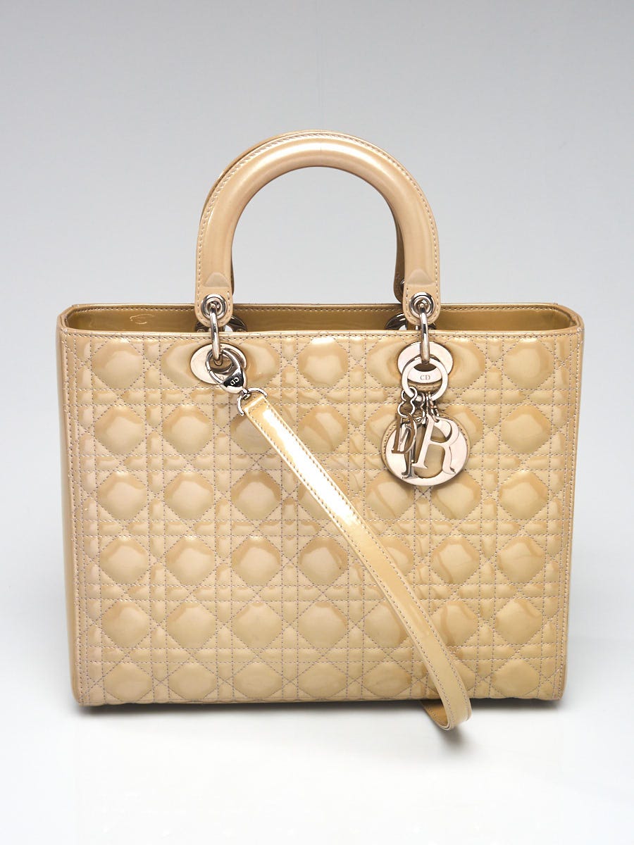 Christian Dior Small Lady Dior MyABC Dior Bag Beige Cannage Lambskin  Luxury Bags  Wallets on Carousell