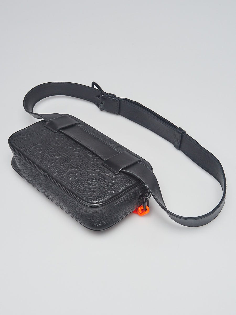 Louis Vuitton Volga belt bag Black Orange Leather ref.258339