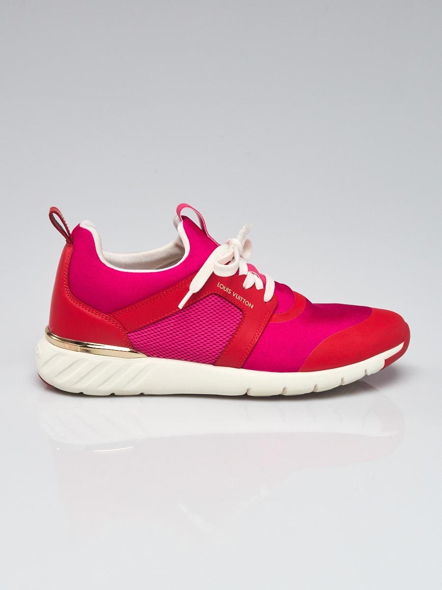 Louis Vuitton Fuchsia Technical Fabric Aftergame Sneaker Size 6